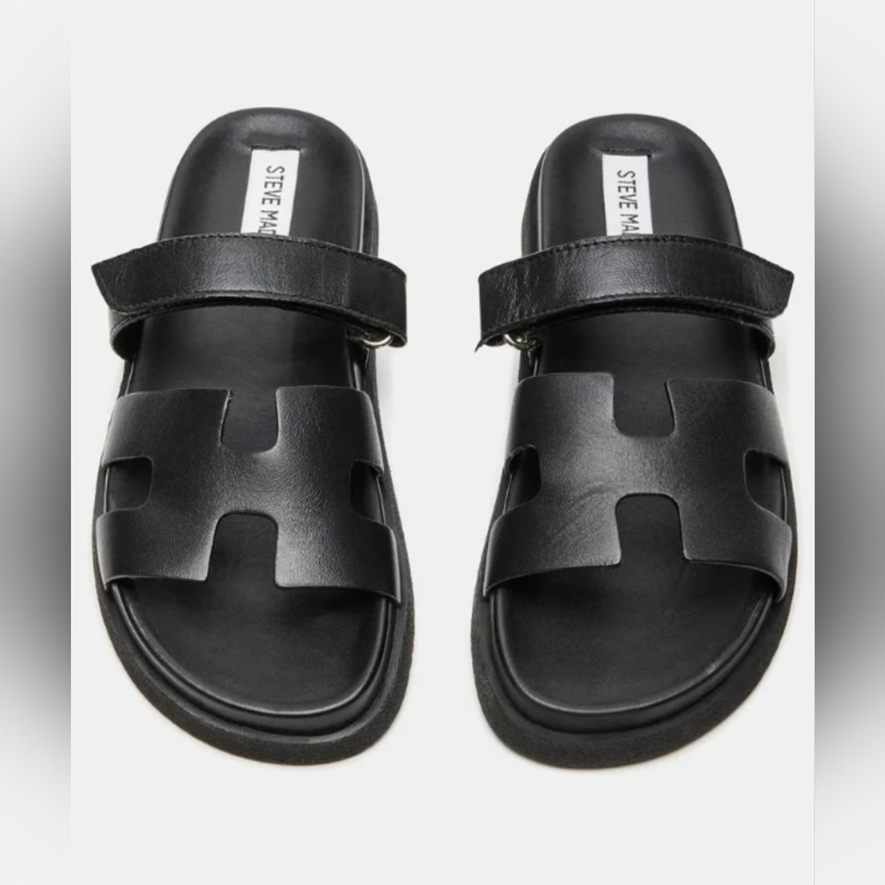 Steve Madden Mayven Black Leather